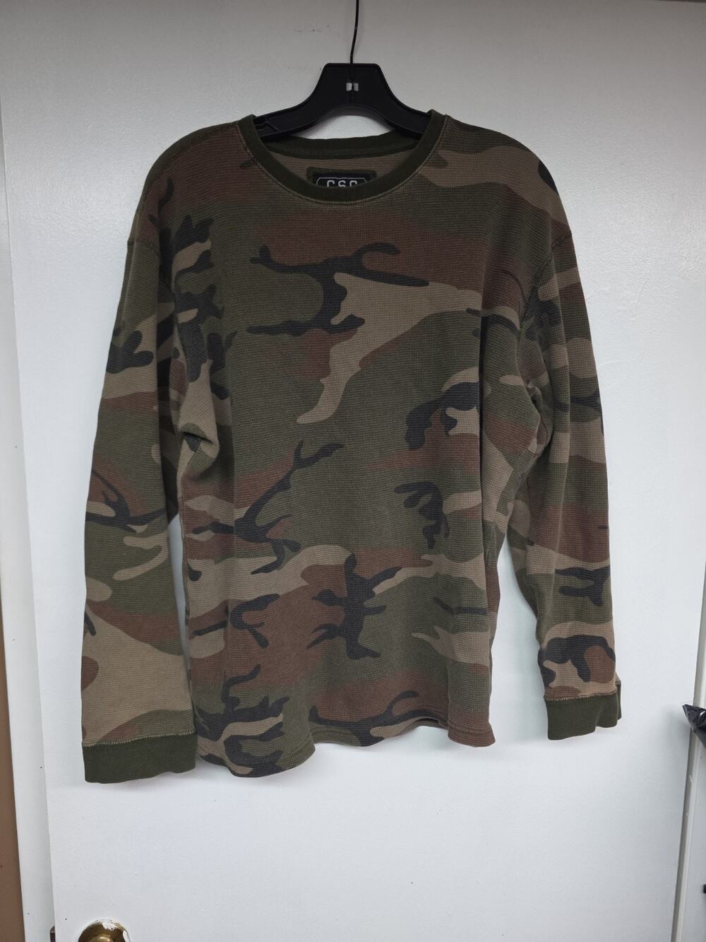 XL CSG Long Sleeve Camo Thermal Shirt